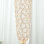 2-Pack Crystal Beaded Trumpet Vase Set Gold - Table Centerpiece for Grand Occasions 40"