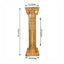 4 Pack Gold Crafted Venetian Inspired Pedestal Stand Plant Pillar - 40" Tall PVC