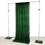 5ftx10ft Green Fringe Shag Polyester Event Drapery Panel, Minky Fabric Divider Backdrop Curtain