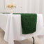 Polyester 12"x108" Table Runner Green - Fringe Shag Table Decor