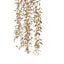 2-Pack Artificial Hanging Ivy Leaf Stem Garlands Metallic Gold - UV Resistant & Maintenance Free Faux Decorative Willow Vines 41"