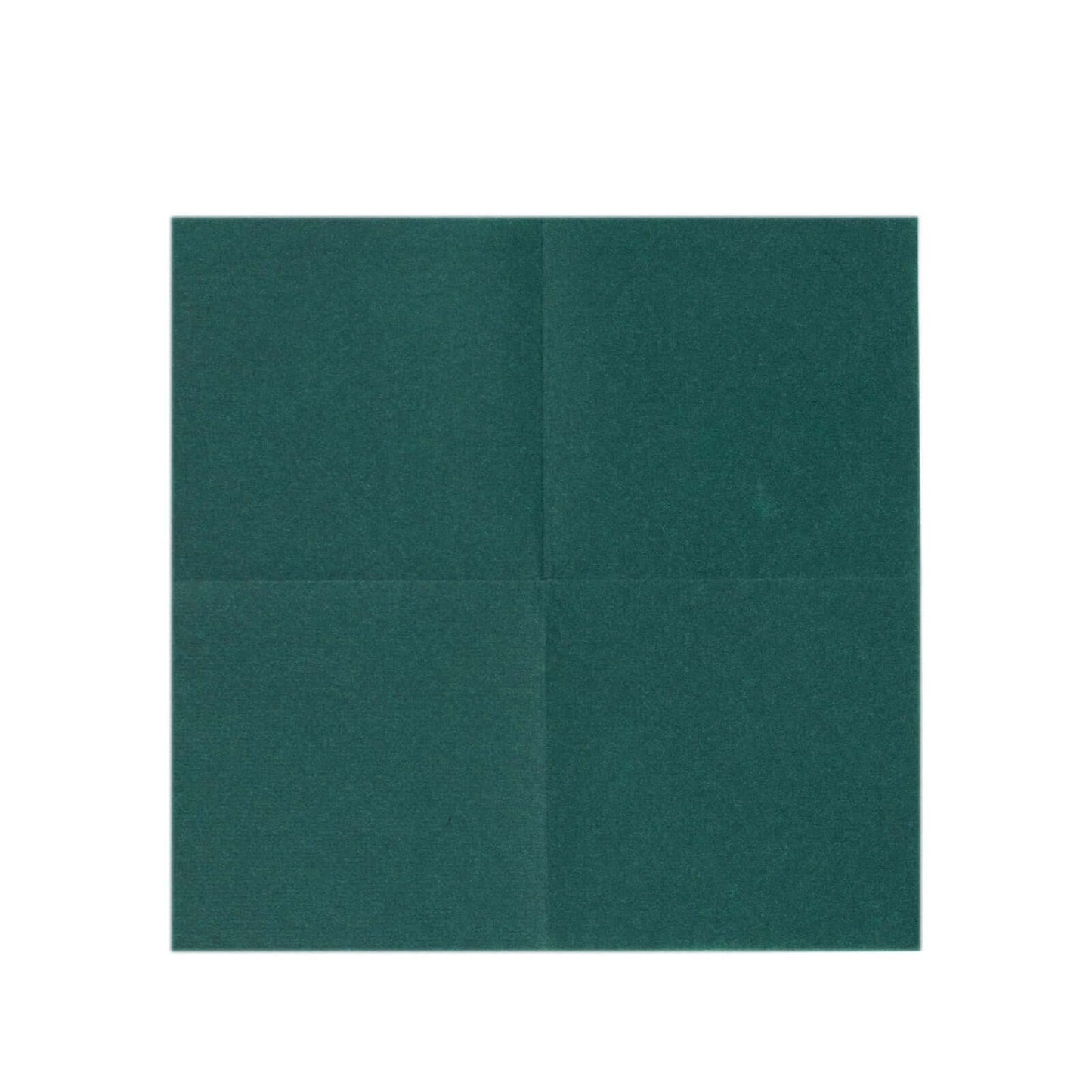 20 Pack Linen-Like Paper 5"x5" Napkins Hunter Emerald Green - Highly Absorbent Airlaid Napkins