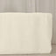 Premium Polyester 8ft Rectangle Tablecloth Ivory Durable Fitted 220GSM Table Cover