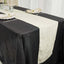 Taffeta 12"x108" Table Runner Ivory - Accordion Crinkle Design