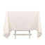 Scuba Square 70"x70" Tablecloth Ivory - Wrinkle Free & Stain Resistant Table Cover