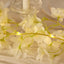 2-Pack Garland String Lights Jasmine Silk Flower Design White Warm White - Battery Operated Hanging DÃ©cor 6ft