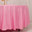 Lamour Satin 108" Round Tablecloth Pink - Durable & Silk-Like Table Cover