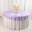 Scuba Round 70" Tablecloth Lavender Lilac - Wrinkle Free & Stain Resistant Table Cover