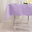 Lamour Satin 54"x54" Square Tablecloth Lavender Lilac - Durable & Silk-Like Table Cover
