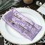 Sequin 20"x20" Napkin Lavender Lilac - Shimmering Dinner Napkin