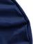 Scuba Stretch Folding Chair Cover Navy Blue - Wrinkle Free & Durable Slipcover