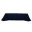 Fire Retardant Premium Polyester 90"x156" Rectangular Tablecloth Navy Blue - High-Performance Seamless Table Cover