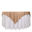 Scuba 70"x70" Table Overlay Square Tablecloth Nude - Wrinkle Free & Stain Resistant Table Cover