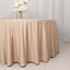 Scuba Round 120" Tablecloth Nude - Wrinkle Free & Stain Resistant Seamless Table Cover