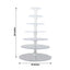7-Tier Acrylic Round Cupcake Stand Clear & Catering Displays 26"
