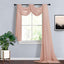 18ft Dusty Rose Sheer Organza Wedding Arch Drapery Fabric, Window Scarf Valance