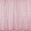 8ftx8ft Blush Satin Rosette Event Curtain Drapes, Backdrop Event Panel