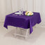 Lamour Satin 54"x54" Table Overlay Square Tablecloth Purple - Durable & Silk-Like Table Cover