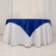 Lamour Satin 54"x54" Table Overlay Square Tablecloth Royal Blue - Durable & Silk-Like Table Cover