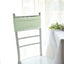 5 Pack Stretch Spandex Chair Sashes Sage Green - Fitted Finish Two Ply Heavy Duty Chair Bands 5"x12"