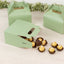 25 Pack Candy Gift Tote Gable Boxes, Matte Sage Green Party Favor Treat Boxes - 6"x3.5"x7"