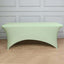 Stretch Spandex 96"x30" Rectangle Table Cover Sage Green - Durable Form-Fitting Tablecloth