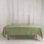 Polyester 60"x102" Rectangle Tablecloth Dusty Sage Green with Gold Foil Tree Branch Pattern - Wrinkle-Resistant & Durable Table Cover