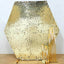 8ftx7ft Champagne Big Payette Sequin Sparkly Hexagon Backdrop Stand Cover