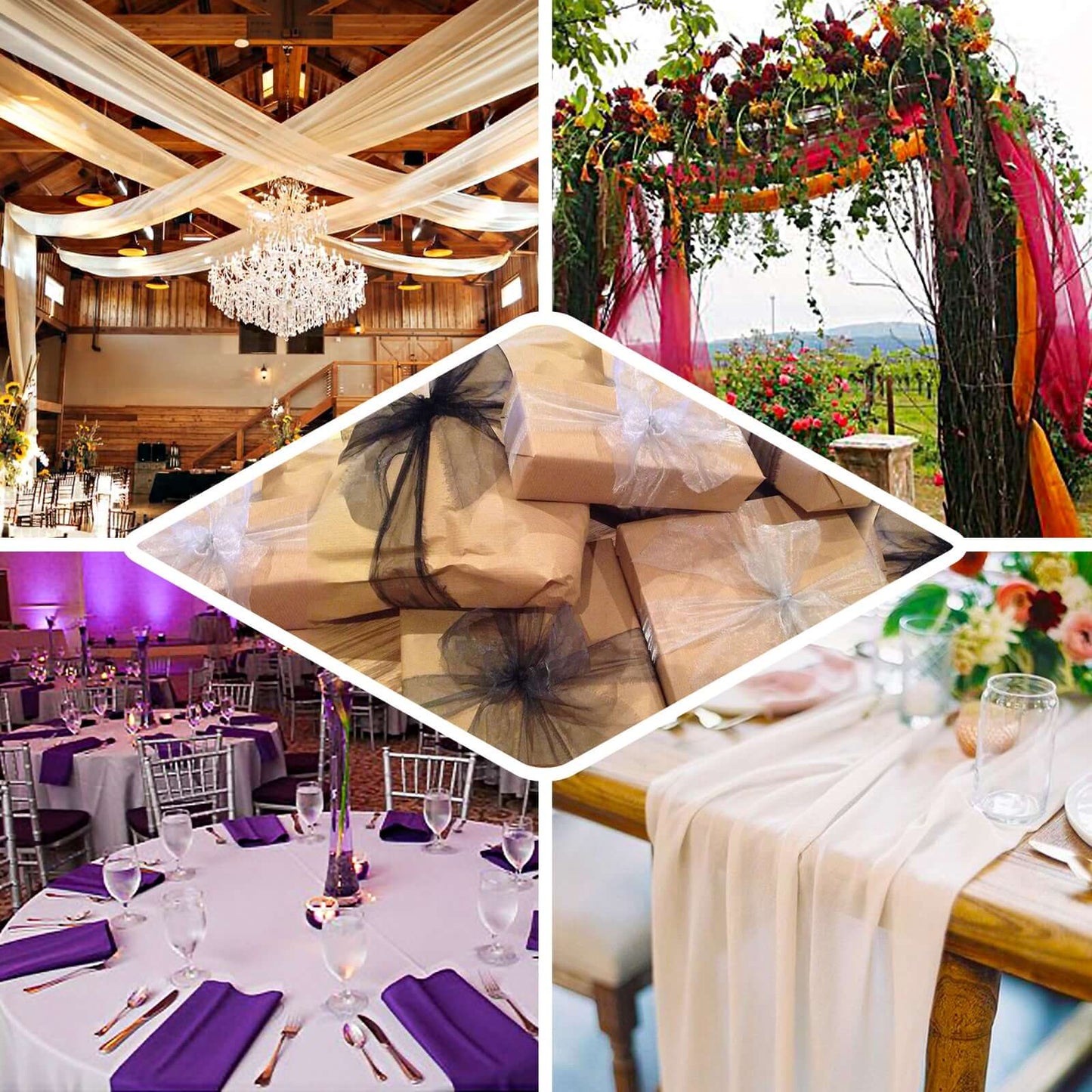 54"x10yd | Sage Green Solid Sheer Chiffon Fabric Bolt, DIY Voile Drapery Fabric