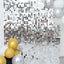 10sq.ft Shiny Silver Square Sequin Shimmer Wall Party Photo Backdrop, Active Spangle Wall Art DÃ©cor Panels - 10 Panels