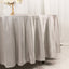 Scuba Round 108" Tablecloth Shimmering Silver - Wrinkle Free & Stain Resistant Table Cover