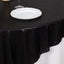 Polyester 72"x72" Table Overlay Square Tablecloth Black - Sequin Dots Wrinkle-Free Table Cover