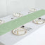 Polyester 12"x108" Table Runner Sage Green - Durable & Wrinkle-Resistant Table Decor