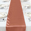 Satin 12"x108" Table Runner Terracotta (Rust) - Stylish Table Linen
