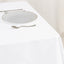 Cotton Blend 54"x54" Square Tablecloth White - Wrinkle-Resistant Table Cover