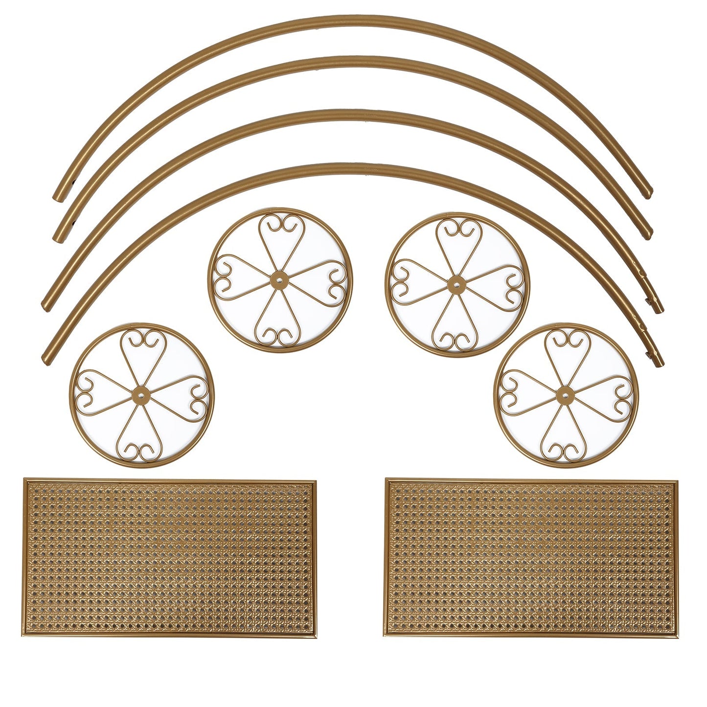 2-Tier Metal Cupcake Stand Gold - Centerpiece Dessert Display Stand for Pastries & Party Favors 28"