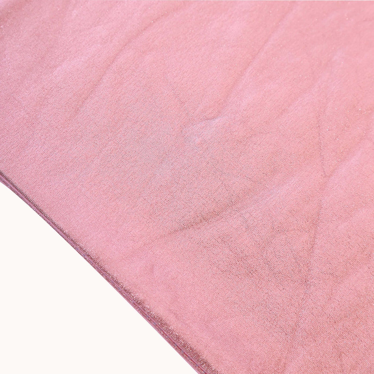 Set of 5 Metallic Rose Gold Spandex Cylinder Pedestal Stand Covers, Shiny Stretchable Pillar Prop Covers - 130 GSM