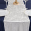 Premium Crushed Velvet 12"x108" Table Runner White - Soft & Wrinkle-Resistant Table Linen for Events