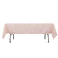 Premium Polyester 60"x102" Rectangle Tablecloth Blush - Durable 220GSM Wrinkle-Resistant Table Cover