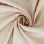 Taffeta 132" Round Tablecloth Beige - Seamless Accordion Crinkle Table Cover