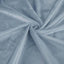 Premium Velvet 120" Round Tablecloth Dusty Blue - Reusable Soft & Seamless Table Cover