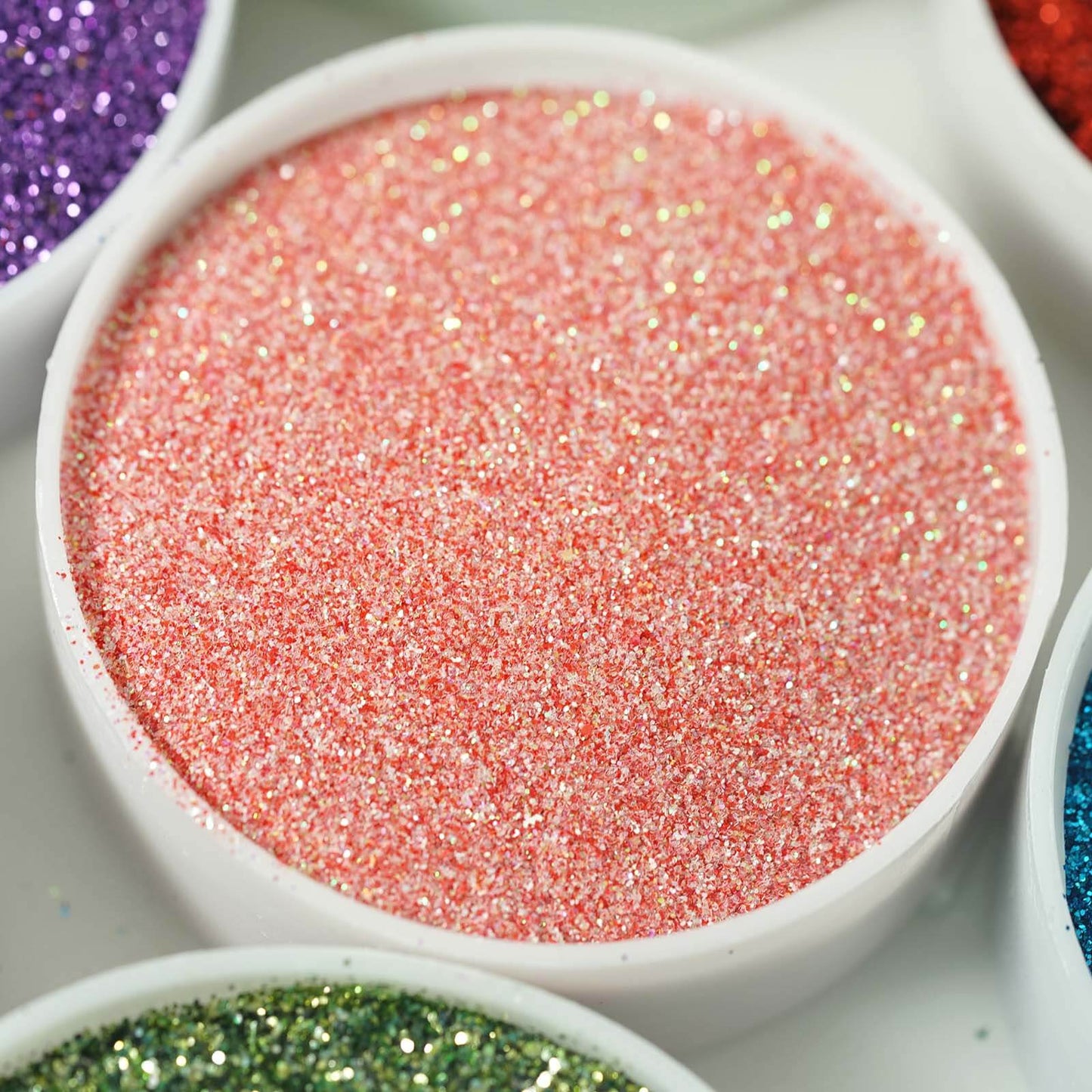Extra Fine Glitter Bottle Coral - Nontoxic Glitter Dust Powder for Fun DIY Projects Kidsâ€™ Crafts Resin Art & Festival Decor 1 lb - Linen Luxes