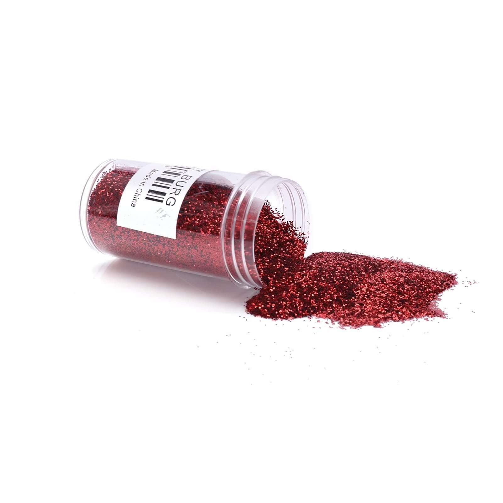 Extra Fine Glitter Powder Metallic Burgundy - Nontoxic Glitter Dust with Shaker Lid for Fun DIY Projects Kidsâ€™ Crafts Resin Art & Festival Decor 23g - Linen Luxes