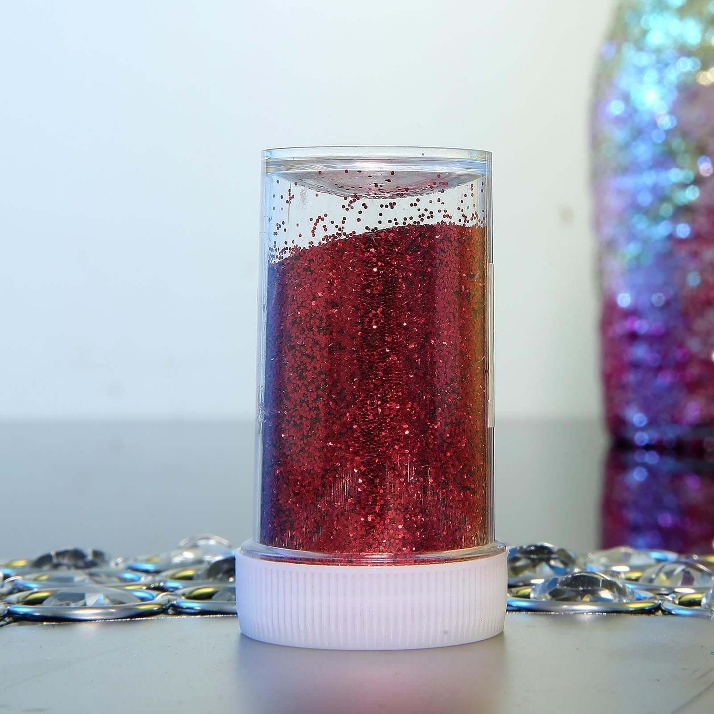 Extra Fine Glitter Powder Metallic Burgundy - Nontoxic Glitter Dust with Shaker Lid for Fun DIY Projects Kidsâ€™ Crafts Resin Art & Festival Decor 23g - Linen Luxes
