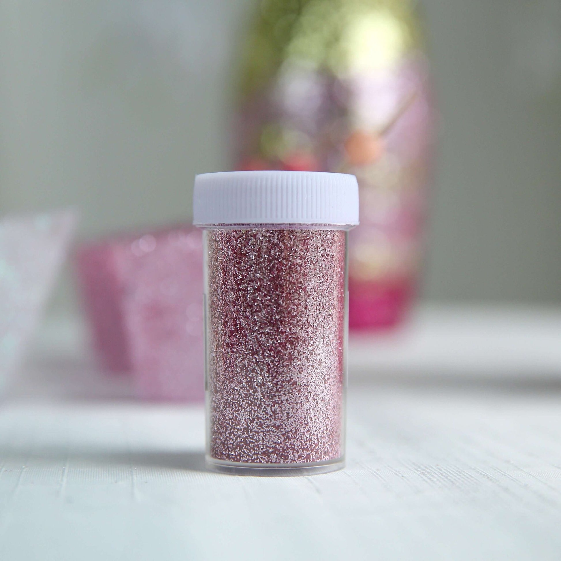 Extra Fine Glitter Powder Metallic Pink - Nontoxic Gliiter Dust with Shaker Lid for Fun DIY Projects Kidsâ€™ Crafts Resin Art & Festival Decor 23g - Linen Luxes