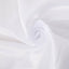 Extra Long Tulle 14ft Table Skirt White with Satin Edge - Table Cover for Baby Showers & Events - Linen Luxes