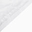 Extra Long Tulle 14ft Table Skirt White with Satin Edge - Table Cover for Baby Showers & Events - Linen Luxes