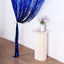 8ft Royal Blue Metallic Tinsel Foil Fringe Doorway Curtain Party Backdrop
