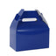 25 Pack Candy Gift Tote Gable Boxes, Royal Blue Party Favor Treat Boxes - 6"x3.5"x7"
