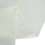 Premium Polyester 70"x70" Table Overlay Square Tablecloth Ivory 220GSM Wrinkle-Resistant Table Cover